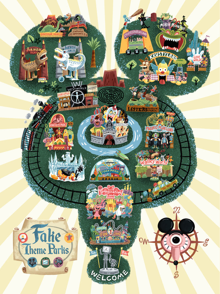 Fake Theme Parks