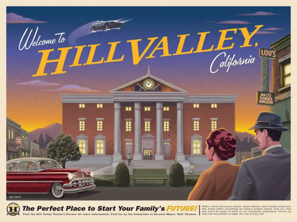 Eric Tan "Hill Valley Sunset Variant" Print