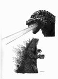 Carles Ganya "Godzilla" Diptych