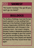 Cuyler Smith "269 - Shoresy" Trading Card (Auction)