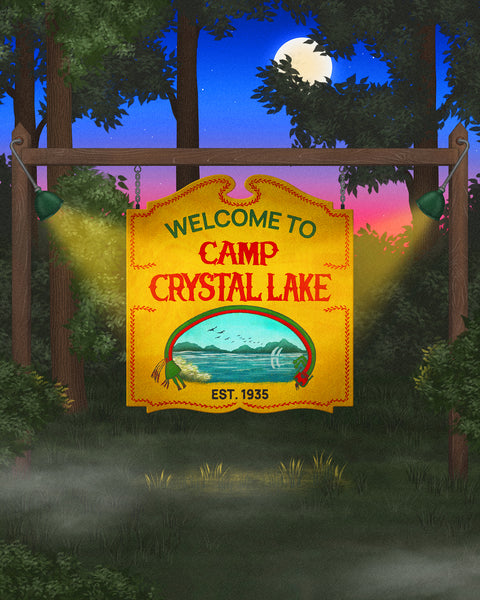 Zita Walker "Camp Crystal Lake" Print