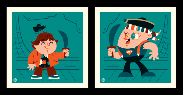 Dave Perillo "Hey You Guys!" Print Set