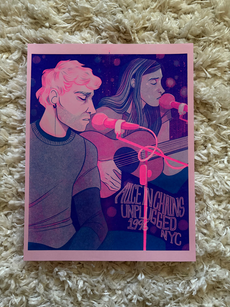 Michayla Grbich "Alice in Chains: Unplugged" Print