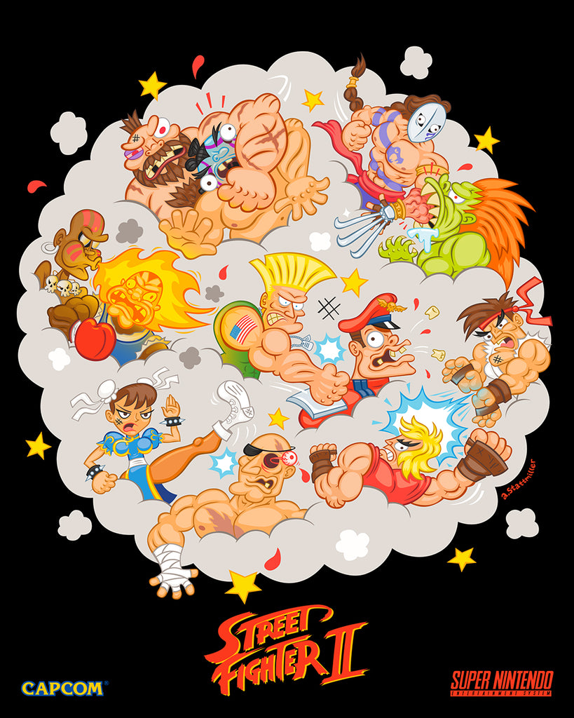 Andy Stattmiller "World Warriors" print
