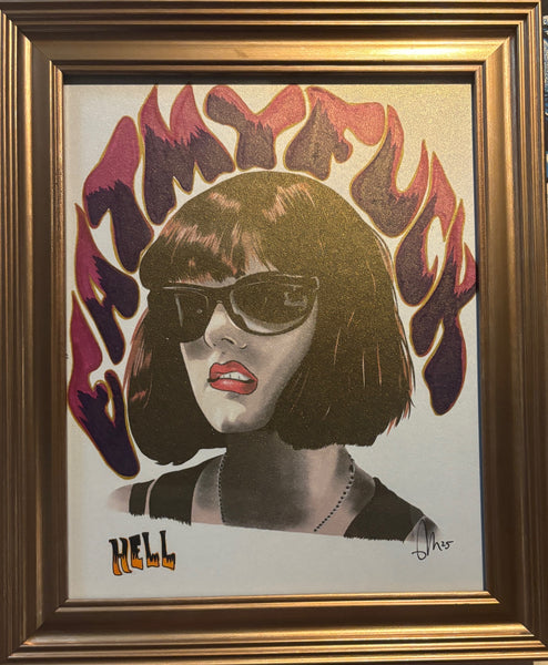 Brian Methe "Eat My F*@k" Framed Print