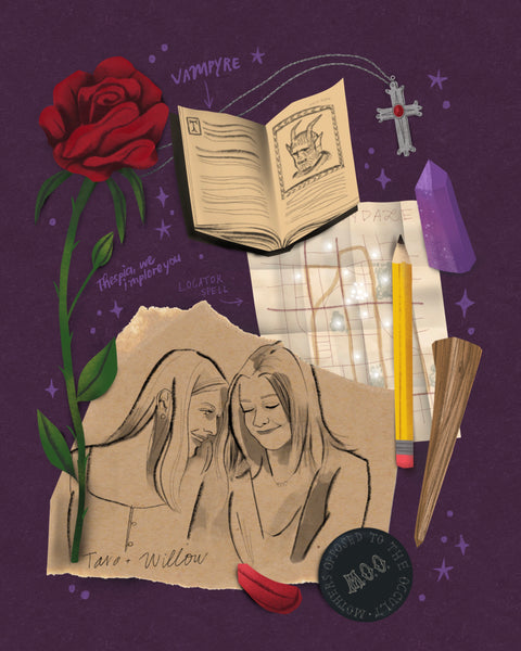 Jillian Thalman "Willow & Tara" Print