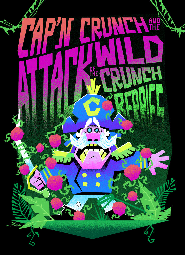 Shane Houston " Cap'n in a Crunch" Print
