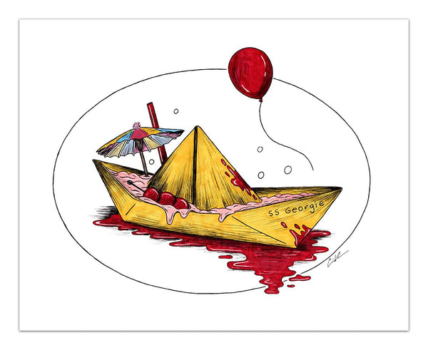 Carrie Anne Hudson "Pennywise Punch" Print