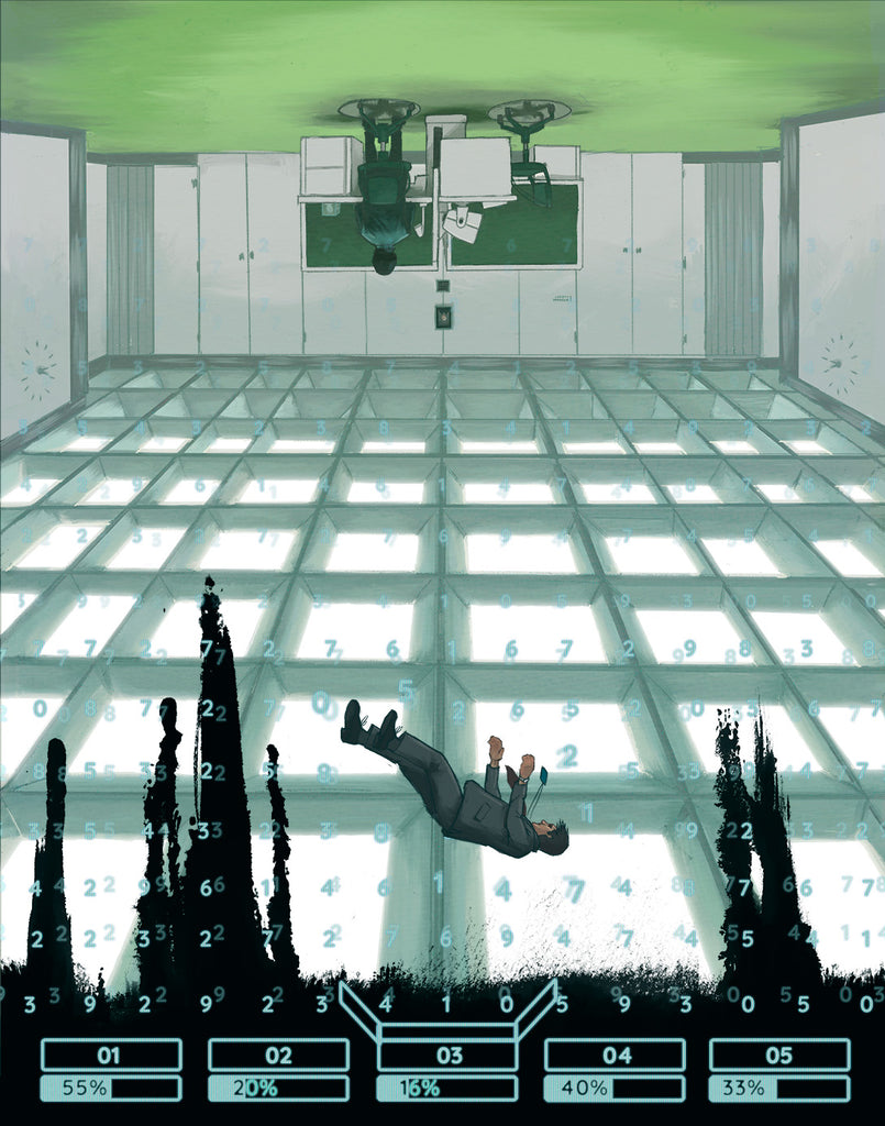 Chris McGuire "The Numbers Were Scary" print