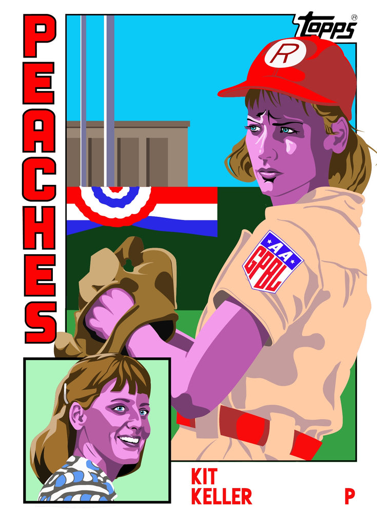 Dan Litzinger "1984 TOPPS KIT KELLER" Print