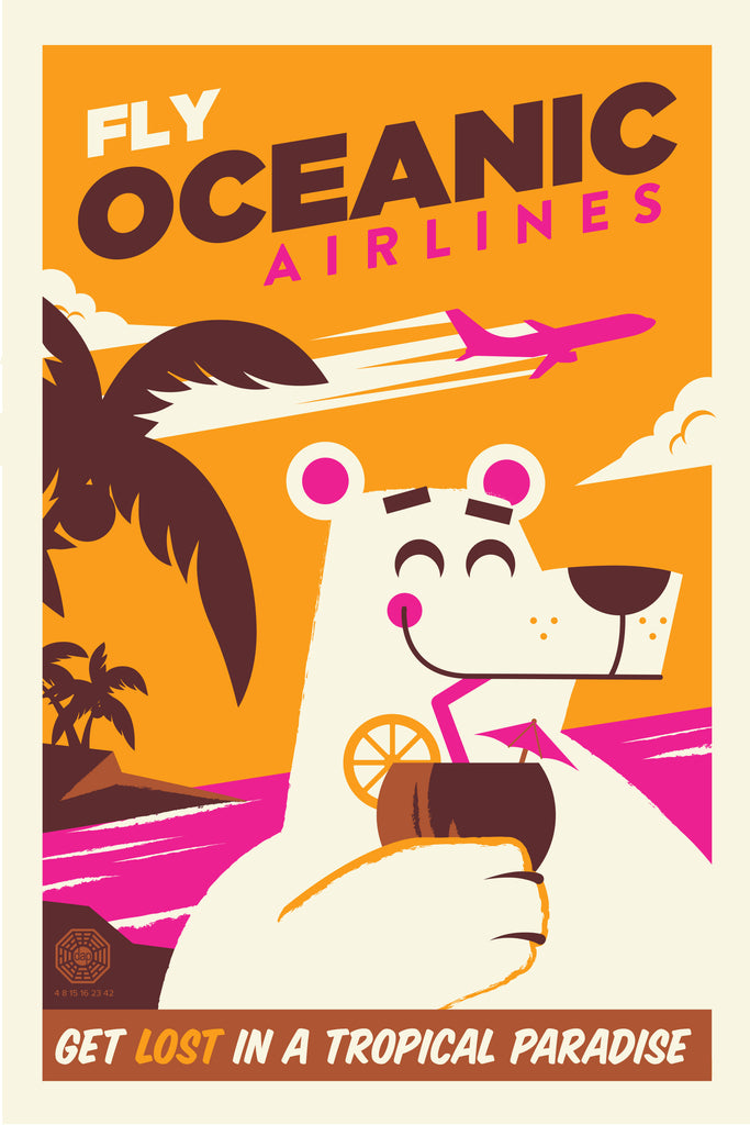 Dave Perillo "Lost in a Tropical Paradise" print
