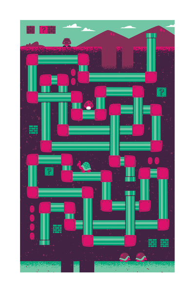 Doug LaRocca "Pipeworks" print