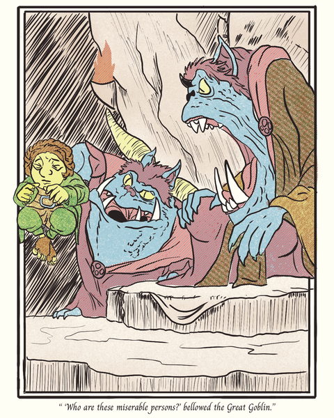 Danny Beckwith "Down, Down to Goblin Town" Print