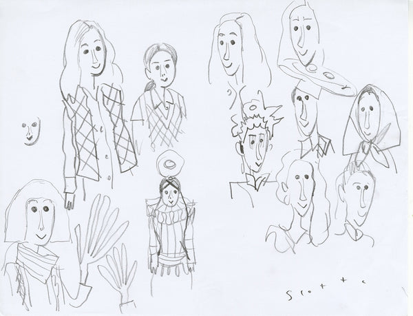 Scott C. "Everything Everywhere All at Once" sketches"