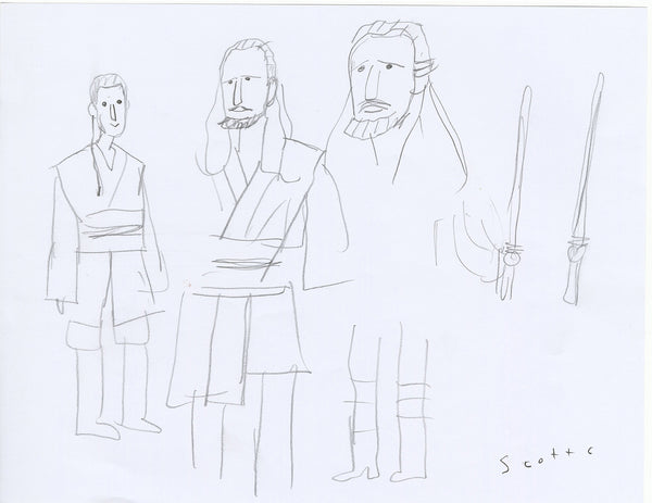 Scott C. "Phantom Menace sketches"