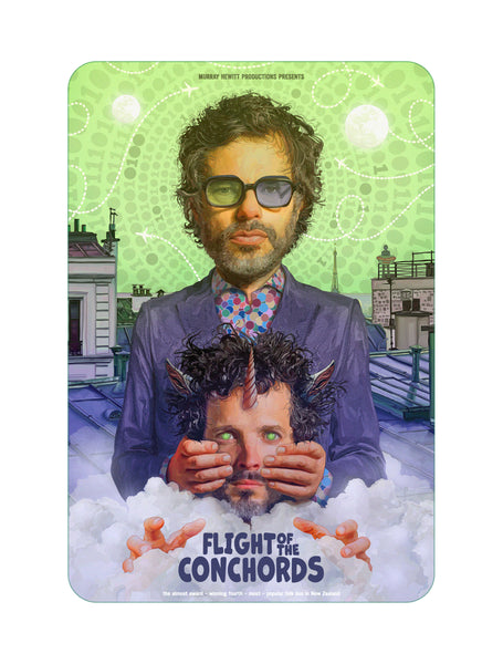 Tony Rodriguez "Flight of the Conchords Poster" Print