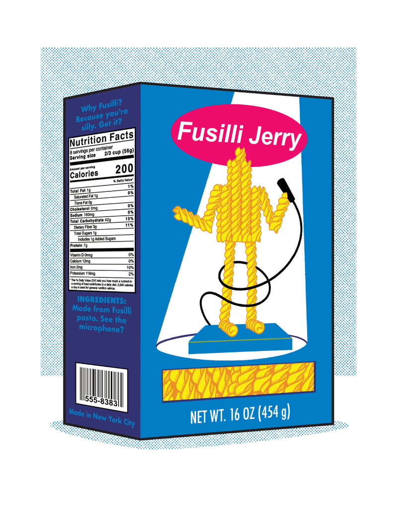Doug LaRocca "Fusilli Jerry" Print
