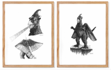Carles Ganya "Gappa" Diptych