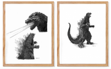 Carles Ganya "Godzilla" Diptych