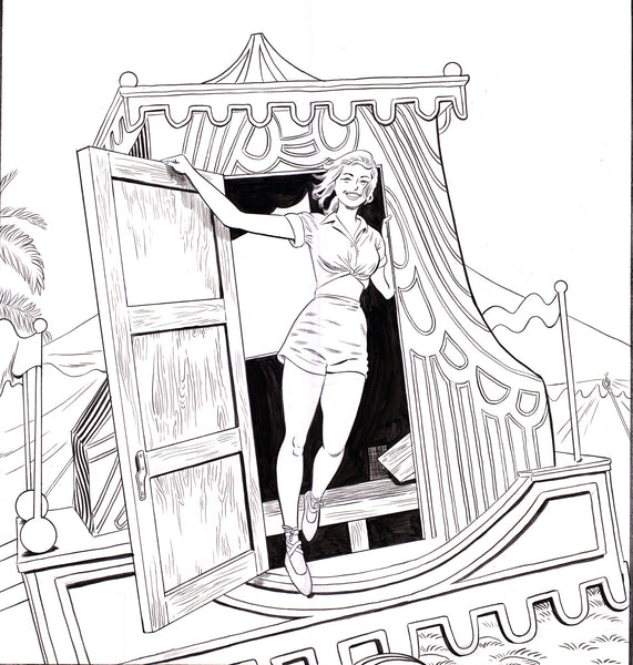 Greg & Fake Petre "Circus Girl (after Nina Leen)"