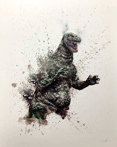 Adam Michaels (Adam's Artbox) "Godzilla" print