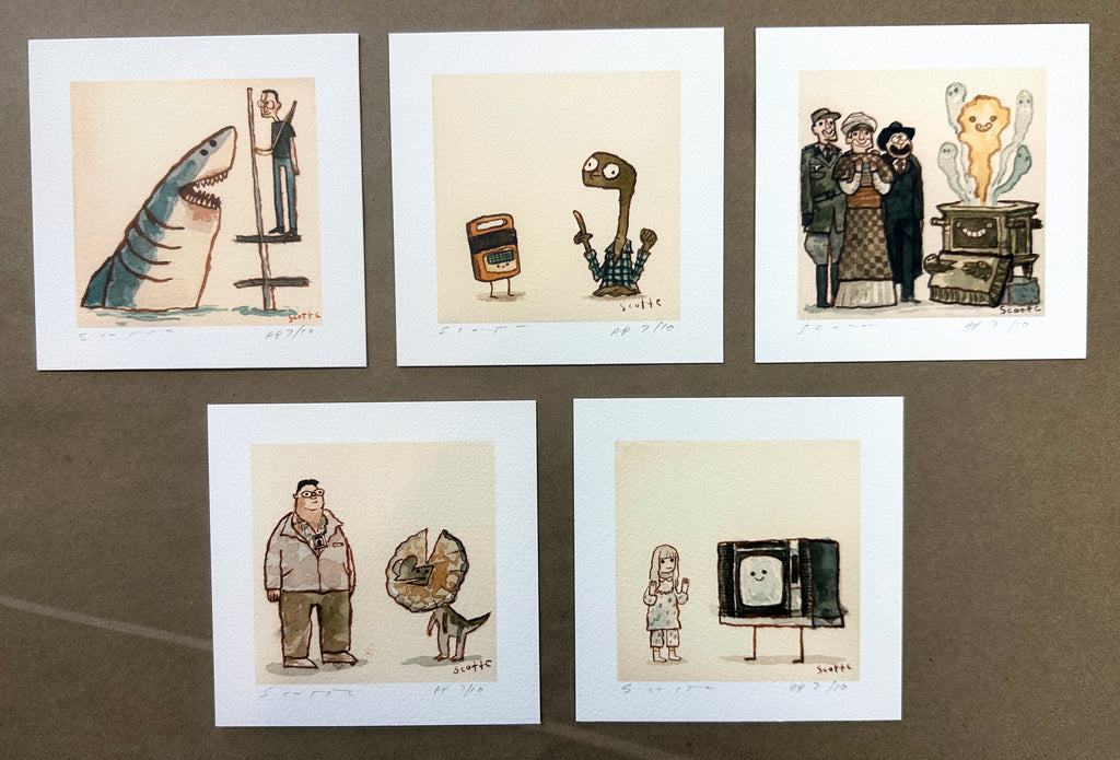 Scott C "The Great Showdowns Print Set #7" Artist Proof