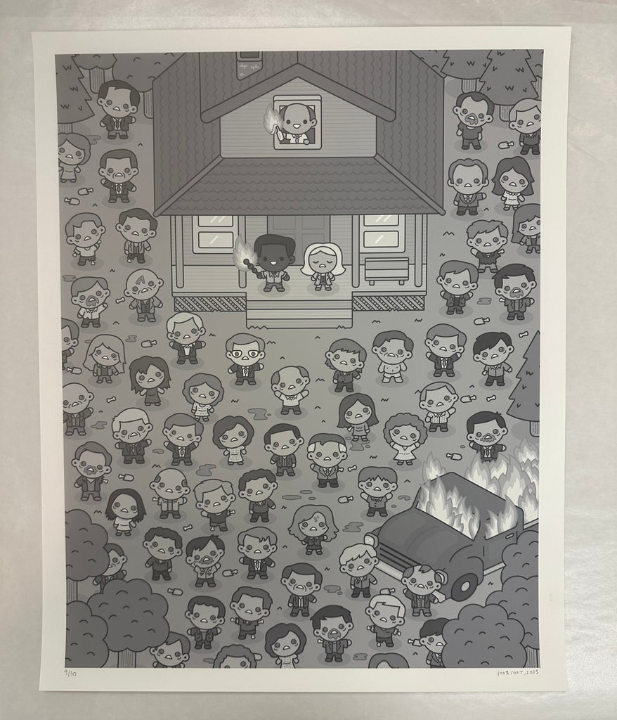100% Soft "Night of the Living Dead" Print
