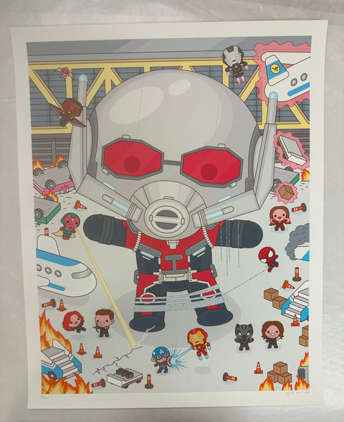 100% Soft "Captain America Civil War" Print