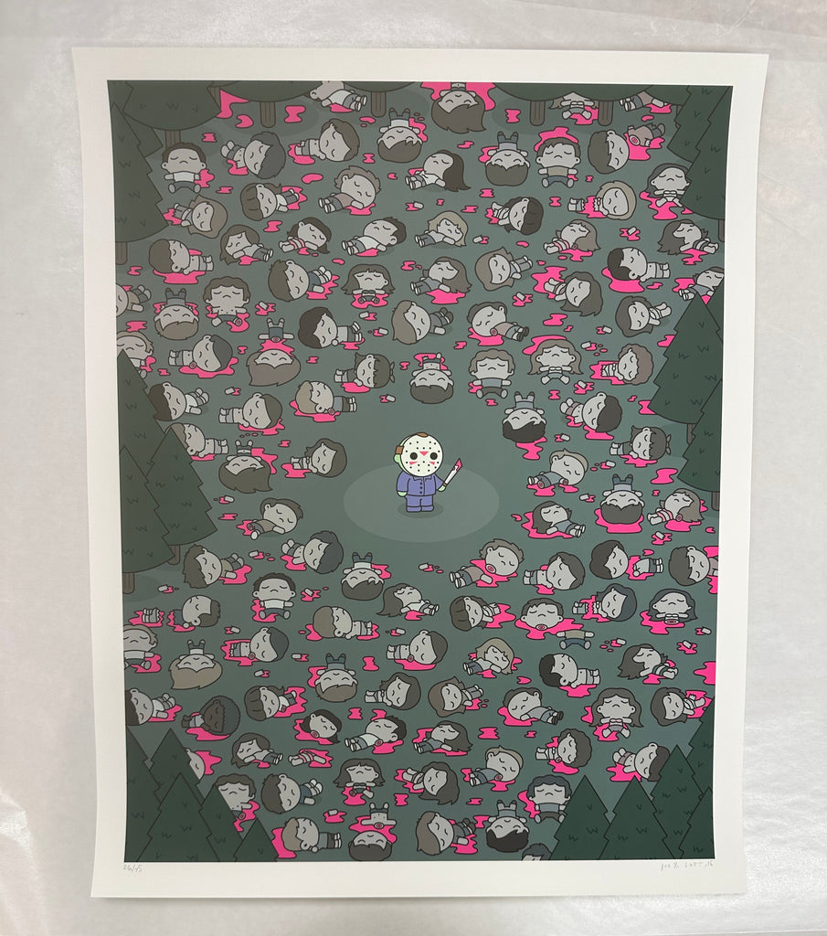 100% Soft "Friday the 13th" Print