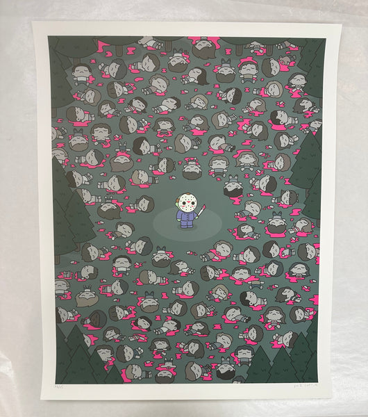 100% Soft "Friday the 13th" Print