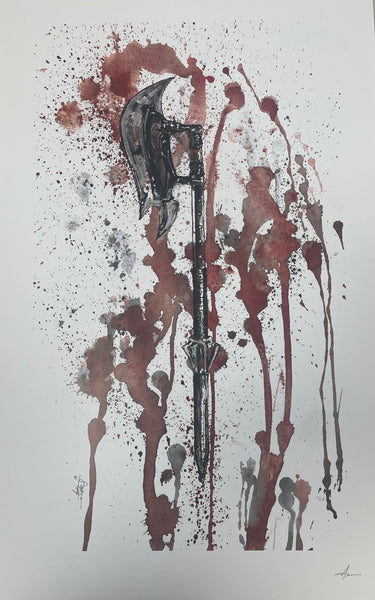 Adam Michaels "Slayer Scythe" print