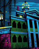 Shane Houston "Grim Grinning Ghosts Come Out to Socialize" Print