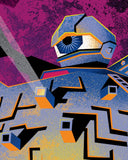 Shane Houston "Techno Terror From Below" Print