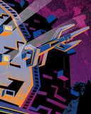 Shane Houston "Techno Terror From Below" Print