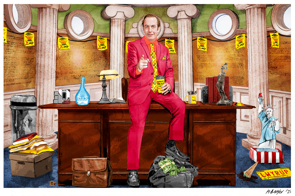 Matthew Brazier "It's all good, man! (Magic Man Variant)" Print