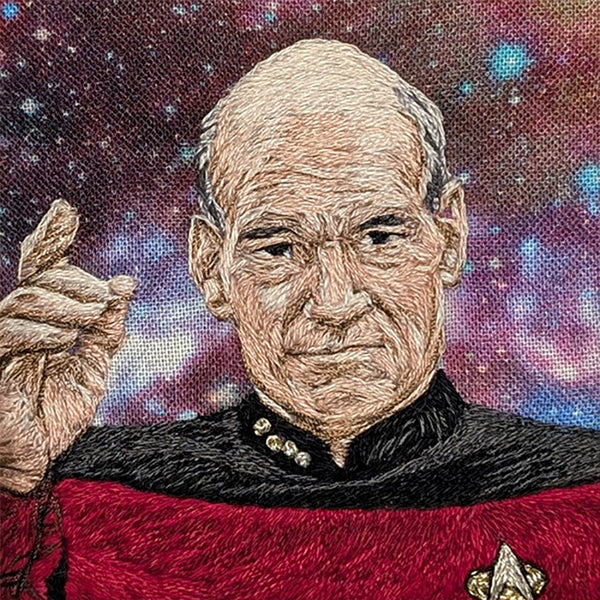 Liz Martin (@nerdlepointer) "Jean-Luc Picard"