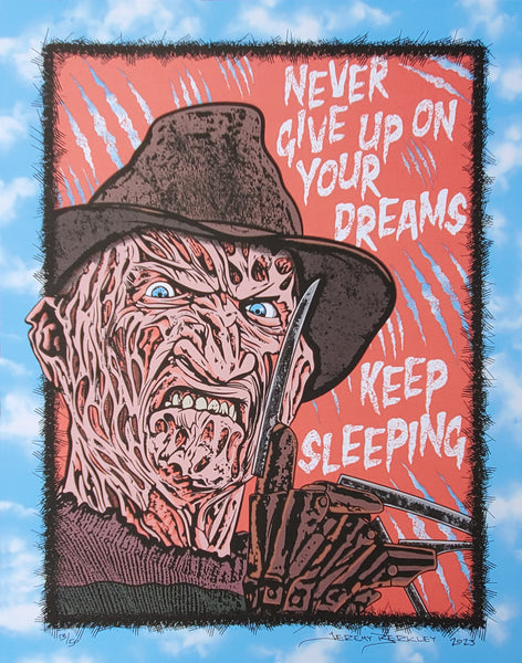 Jeremy Berkley "Never Give Up On Your Dreams" print