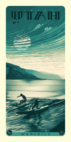 Jeff Boyes "Johnny Utah Vs. Warchild (Variant)" Print