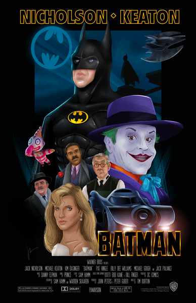 Jonathan Jourdenais "BATMAN" print
