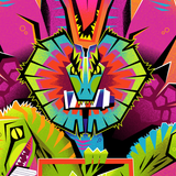 Shane Houston "Jurassic Joyride" print