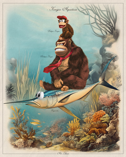 Ads Libitum "Kongus Aquaticus" Print