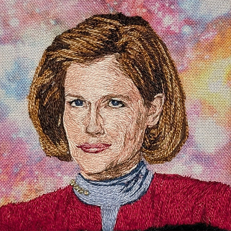 Liz Martin (@nerdlepointer) "Kathryn Janeway"