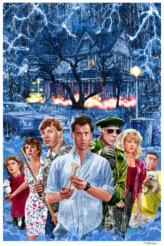 Matthew Brazier "Rain Delay, Bummer." Print