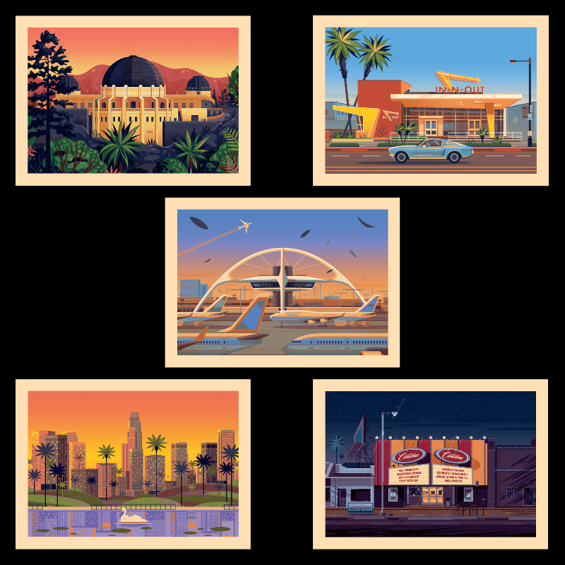 George Townley "Postcard Set"
