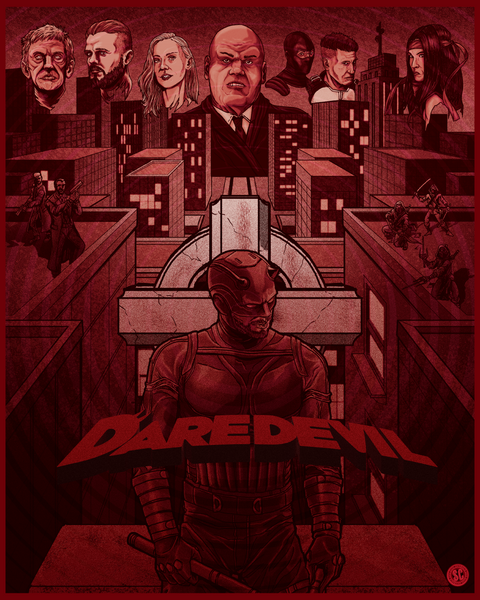 Steve Chesworth "Man Without Fear" Print