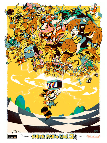 Manuel Kilger "Super Mario Bros. 3" print