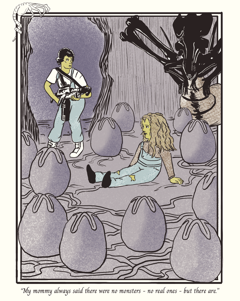 Danny Beckwith "Newt and Mother's Protection" Print