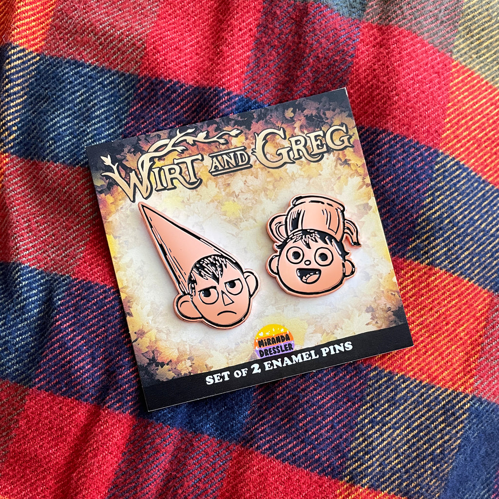 Miranda Dressler "Wirt and Greg" pin set