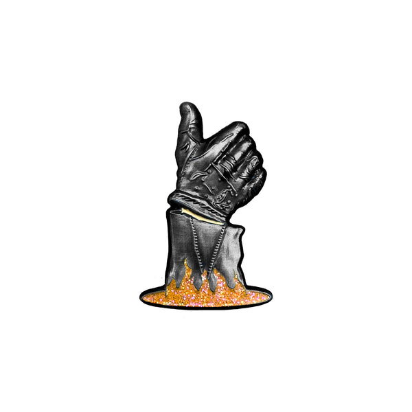 Midnight Dogs "Thumbs Up" pin
