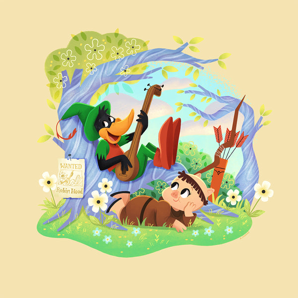 Amanda Conrad "Robin Hood Duck" Print